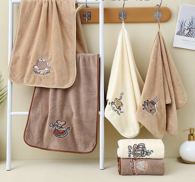 Полотенце микрофибра 98 - 101 КОФЕ р-р 35х75