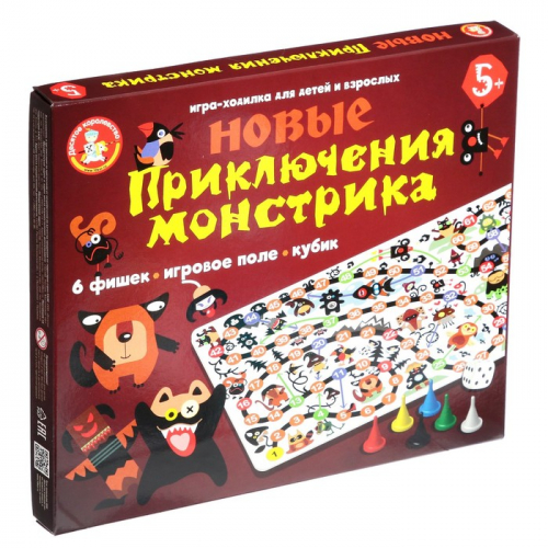 Настольная игра «Новые приключения монстрика»