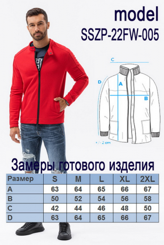 Блуза OMBRE SSZP-22FW-005-czerwona