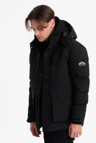 Куртка OMBRE JAHP-0152-czarna