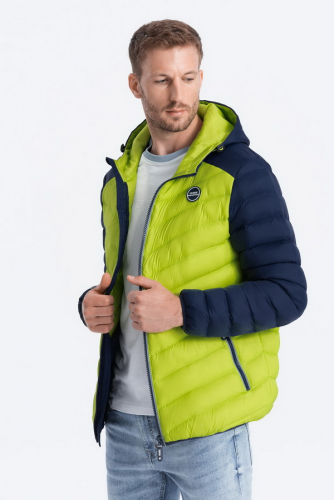 Куртка OMBRE JALP-0119-limonkowa