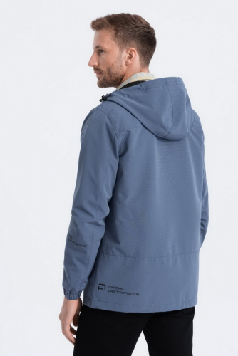 Куртка OMBRE JANP-22FW-005-niebieska