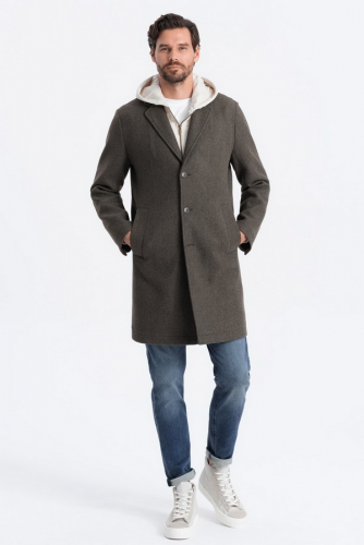 Пальто OMBRE COWC-0104-khaki