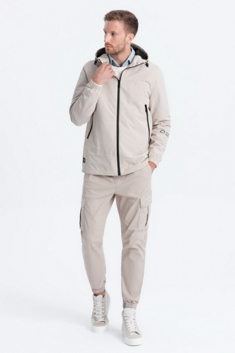 Куртка OMBRE JANP-22FW-005-kremowa
