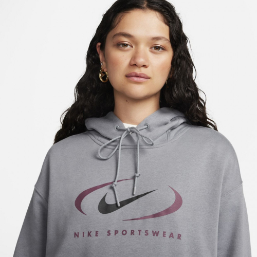 Худи женское W NSW FLC OS PO HDY SWSH, Nike