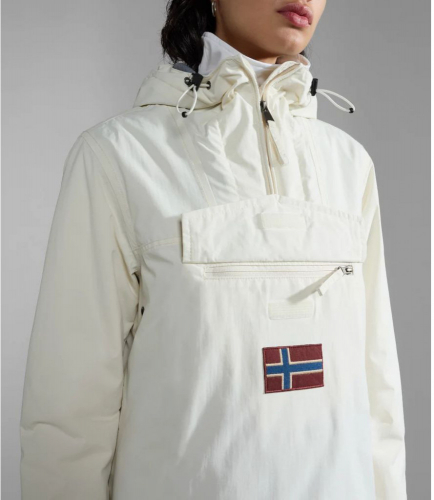 Куртка анорак женская RAINFOREST W WINT 5 N1A WHITE WHISPER, Napapijri