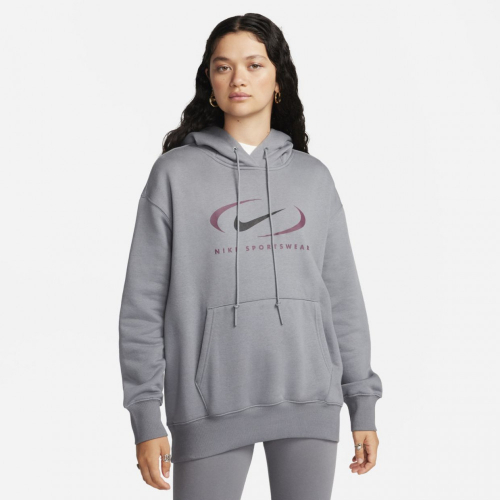 Худи женское W NSW FLC OS PO HDY SWSH, Nike