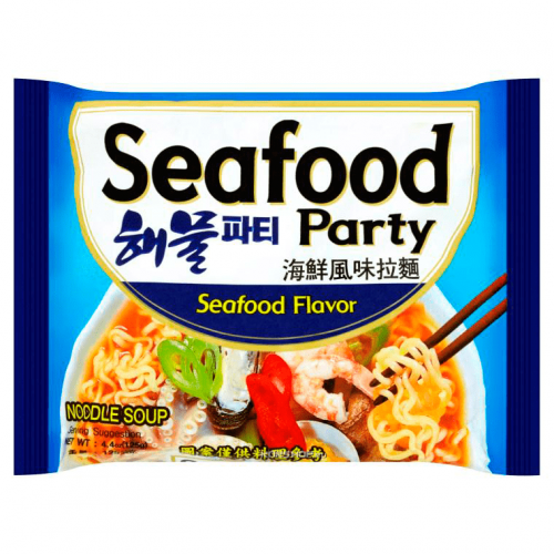 Лапша со вкусом морепродуктов Seafood Party Samyang, Корея, 125 г Акция