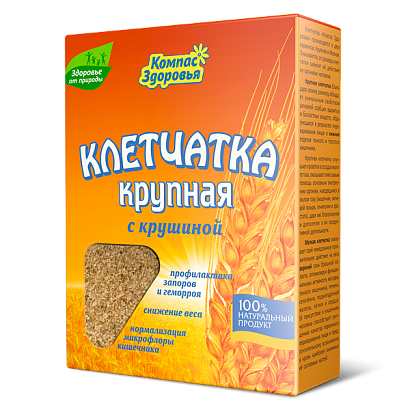 Клетчатка крупная с крушиной 150 гр.