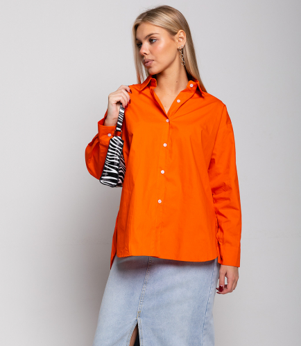 Рубашка #КТ3160 (8), оранжевый