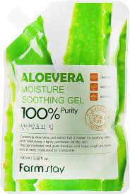 Гель многофункциональный с экстрактом алоэ FARMSTAY Purity Aloe Vera Moisture Soothing Gel 100% 100мл