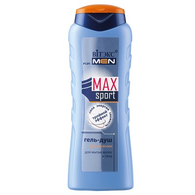 Витэкс Vitex for Men Sport Max гель-душ для мытья волос и тела 400 мл