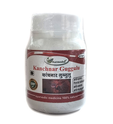 Karmeshu Канчнар Гуггул Кармешу (Kanchnar Guggul Karmeshu) 80 таб по 500 мг.