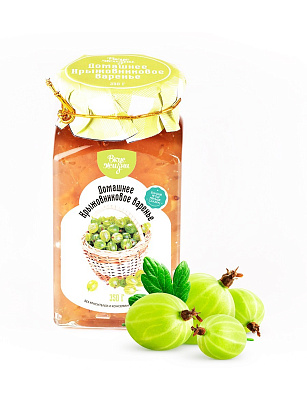 Домашнее Крыжовниковое варенье Вкус Жизни 350 гр.