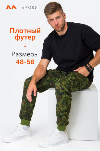Мужские брюки из футера двухнитки Happyfox