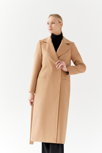 Пальто женское демисезонное 24770 (кэмел)