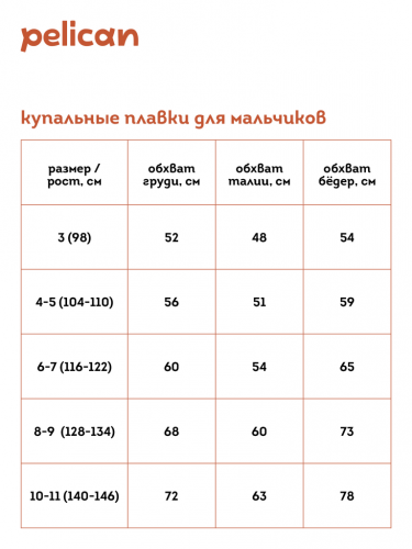 BSLB3352 Плавки для мальчиков Джинс(10)