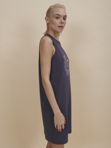 PFDV6936U Платье женское Темно-синий(54)