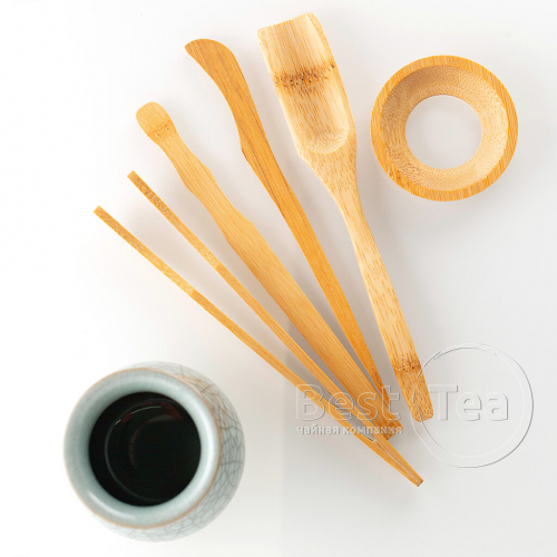 Инструменты для чайной церемонии (бамбук, керамика)  НОВИНКА!
