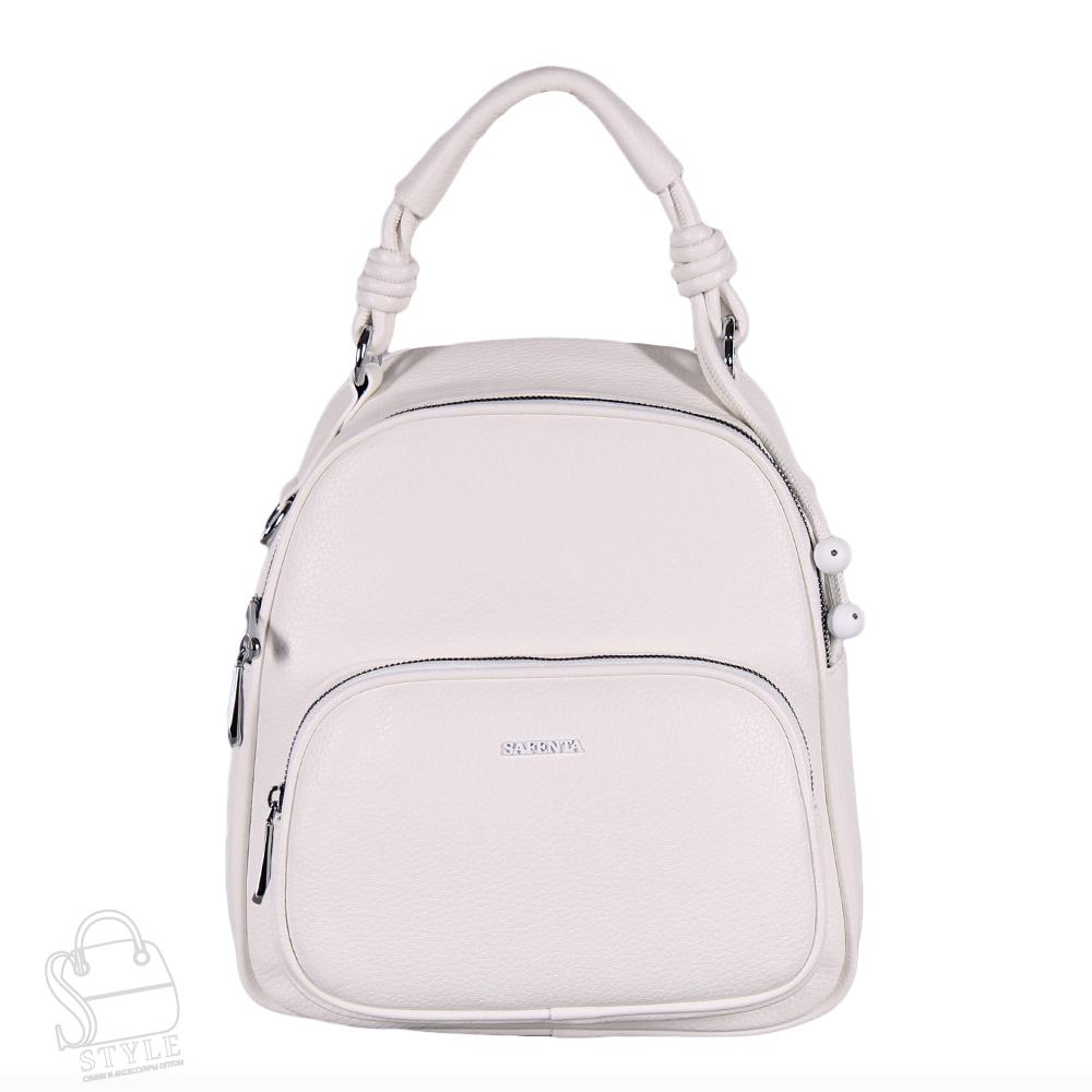 Рюкзак женский 670070-1 white Velina Fabbiano-Safenta/30