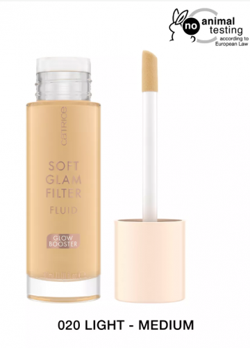 CATRICE/Флюид с эф. мягкого свечения Soft Glam Filter Fluid 020/941930/Light - Medium