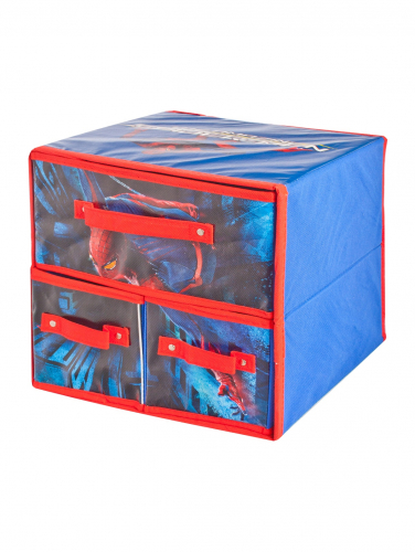 Коробка для хранения ЧЕЛОВЕК-ПАУК с ящиками 30х25х30см