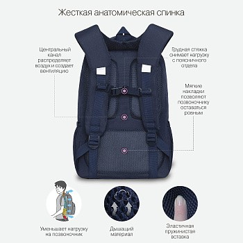 RG-366-3 Рюкзак школьный