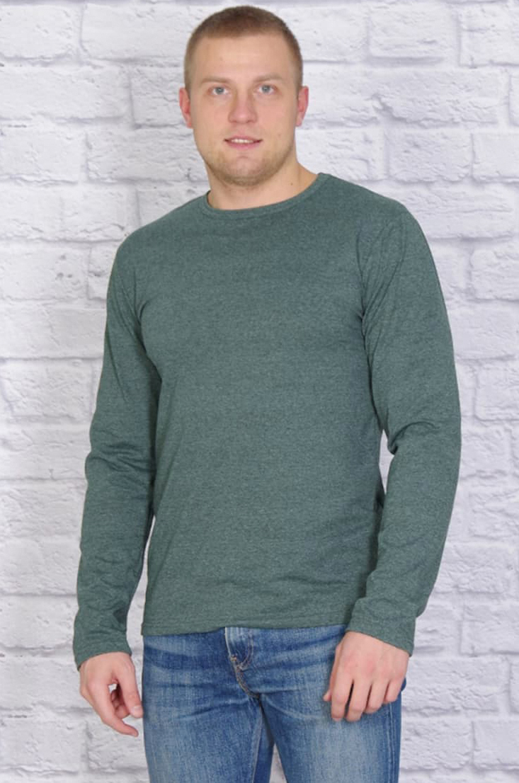 Футболка, длинный рукав (зеленый)