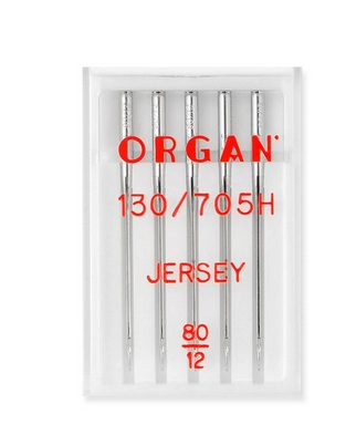Иглы ORGAN №80/12 (для джерси)