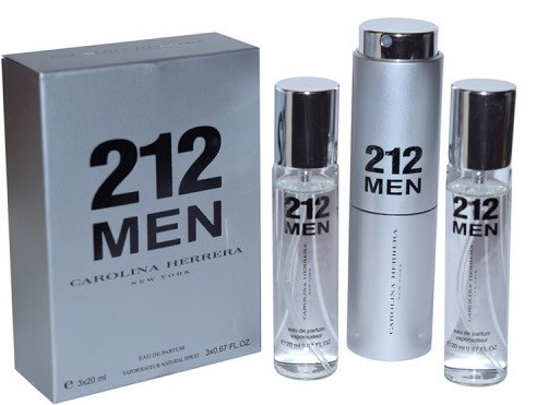 CAROLINA HERRERA 212 MEN - НАБОР MINI 3Х20 мл