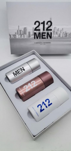 Подарочный набор Carolina Herrera 212 Men 3х30 мл