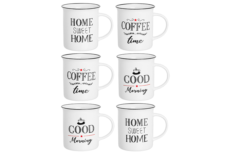 Набор 6 кружек 310 мл