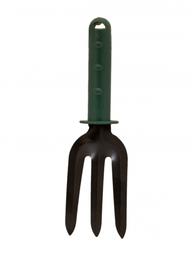 Рыхлитель-вилка с зеленой ручкой
