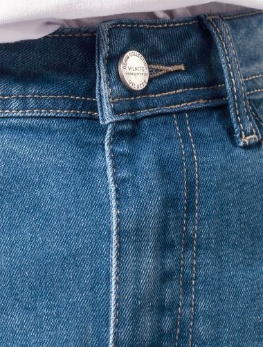 Ст.цена 1790р Джинсовая юбка А-силуэта D56.104 голубой