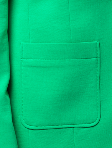 Ст.цена 4490р Жакет из премиального футера с эластаном на подкладке с вискозой D41.025 зеленый