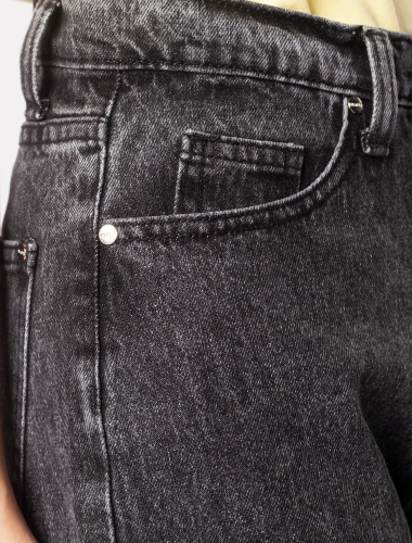 Ст.цена 2290р Хлопковые джинсы mom-fit с трендовой стиркой