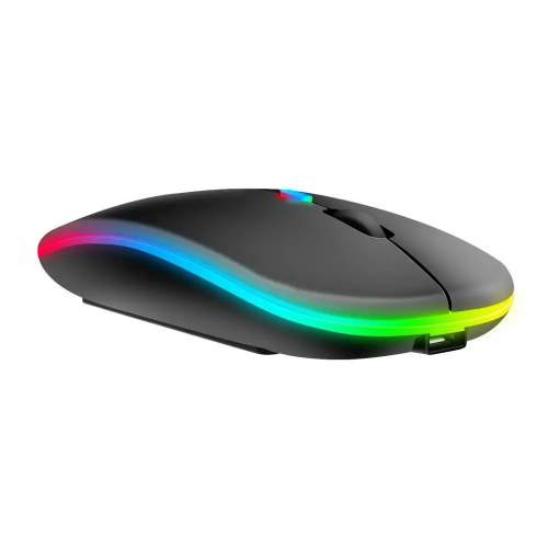 Беспроводная бесшумная компьютерная мышь с подсветкой RGB оптом