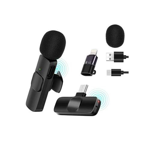 Беспроводной микрофон петличный K8 для iphone и Android оптом