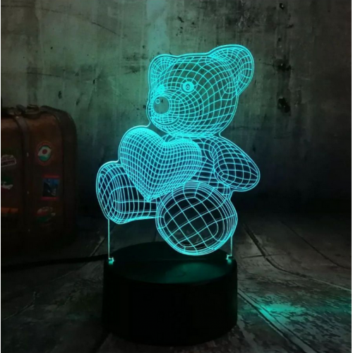 3D светильник Мишка оптом