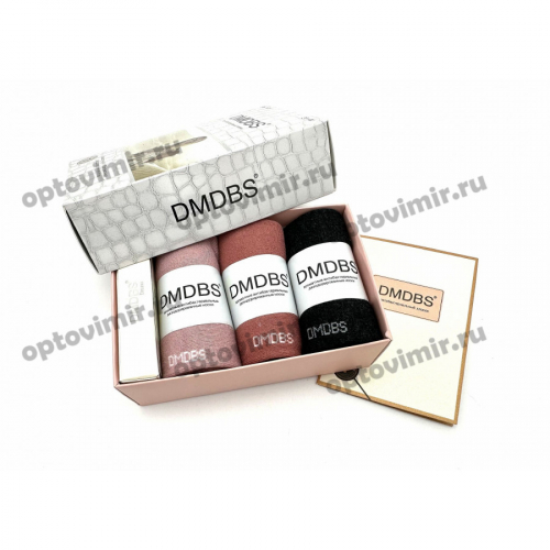 Носки женские ароматизированные в коробке 3 пары Dmdbs BF-132 + парфюм