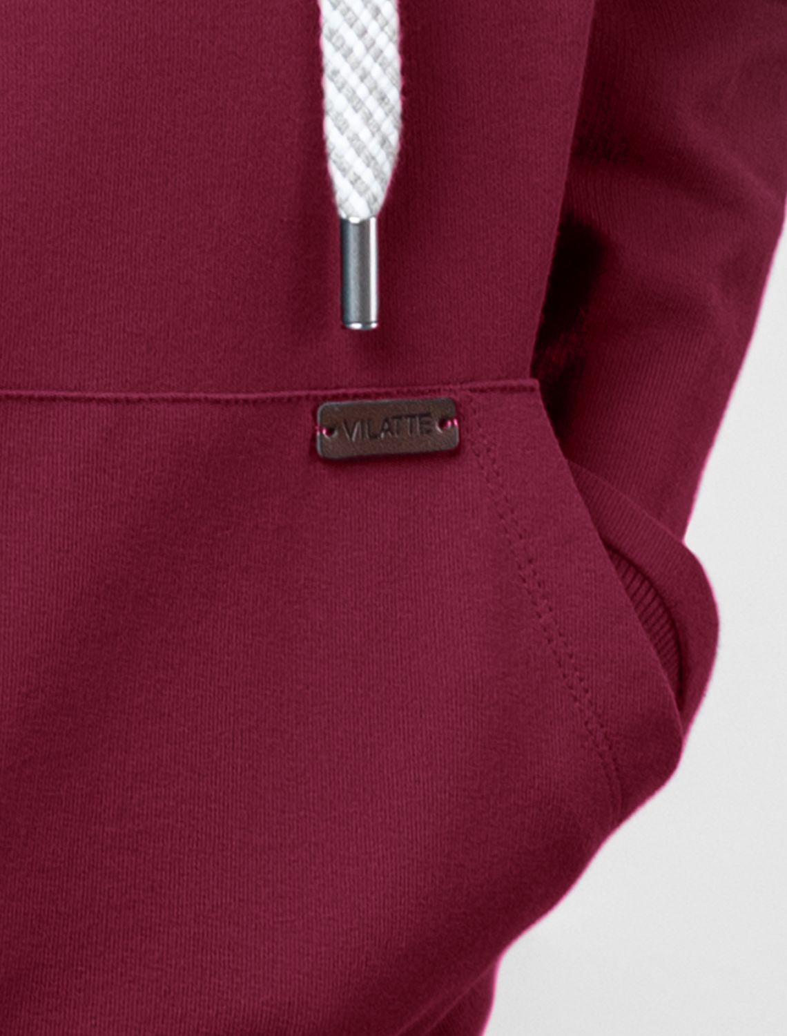 Ст.цена 1490р Худи из премиального футера M49.389 бордовый