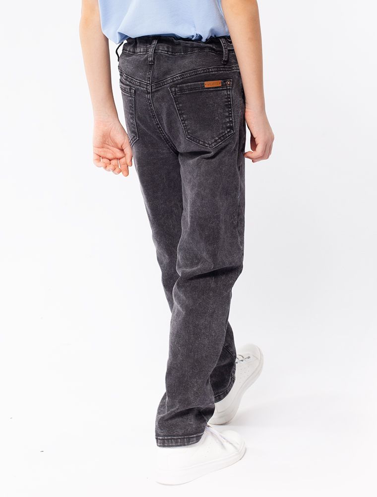 Ст.цена 2090р Прямые джинсы из эластичного денима M54.071 темно-серый