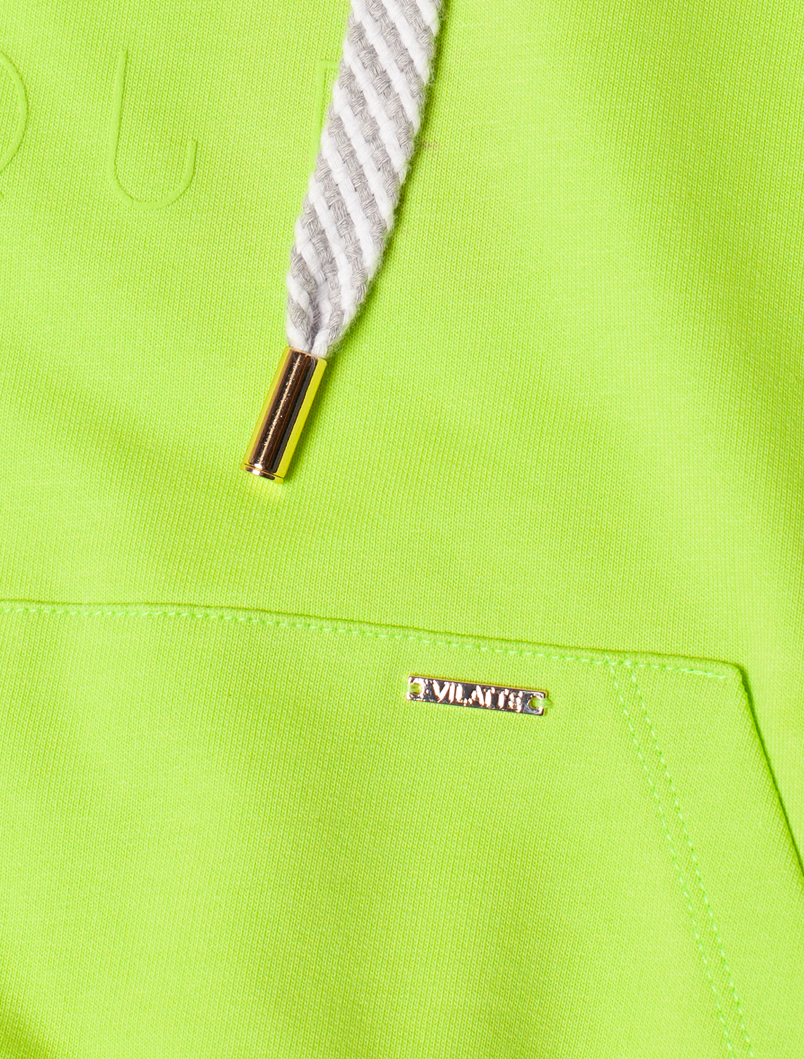 Ст.цена 1490р Худи из премиального футера с принтом F49.407 неон