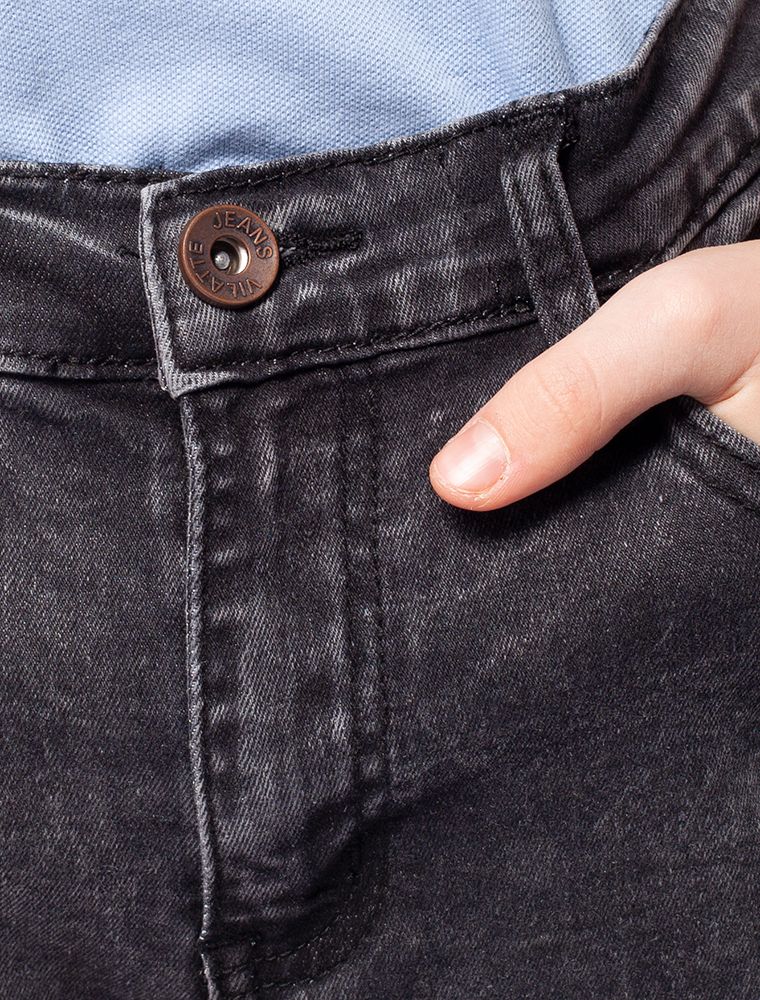 Ст.цена 2090р Прямые джинсы из эластичного денима M54.071 темно-серый