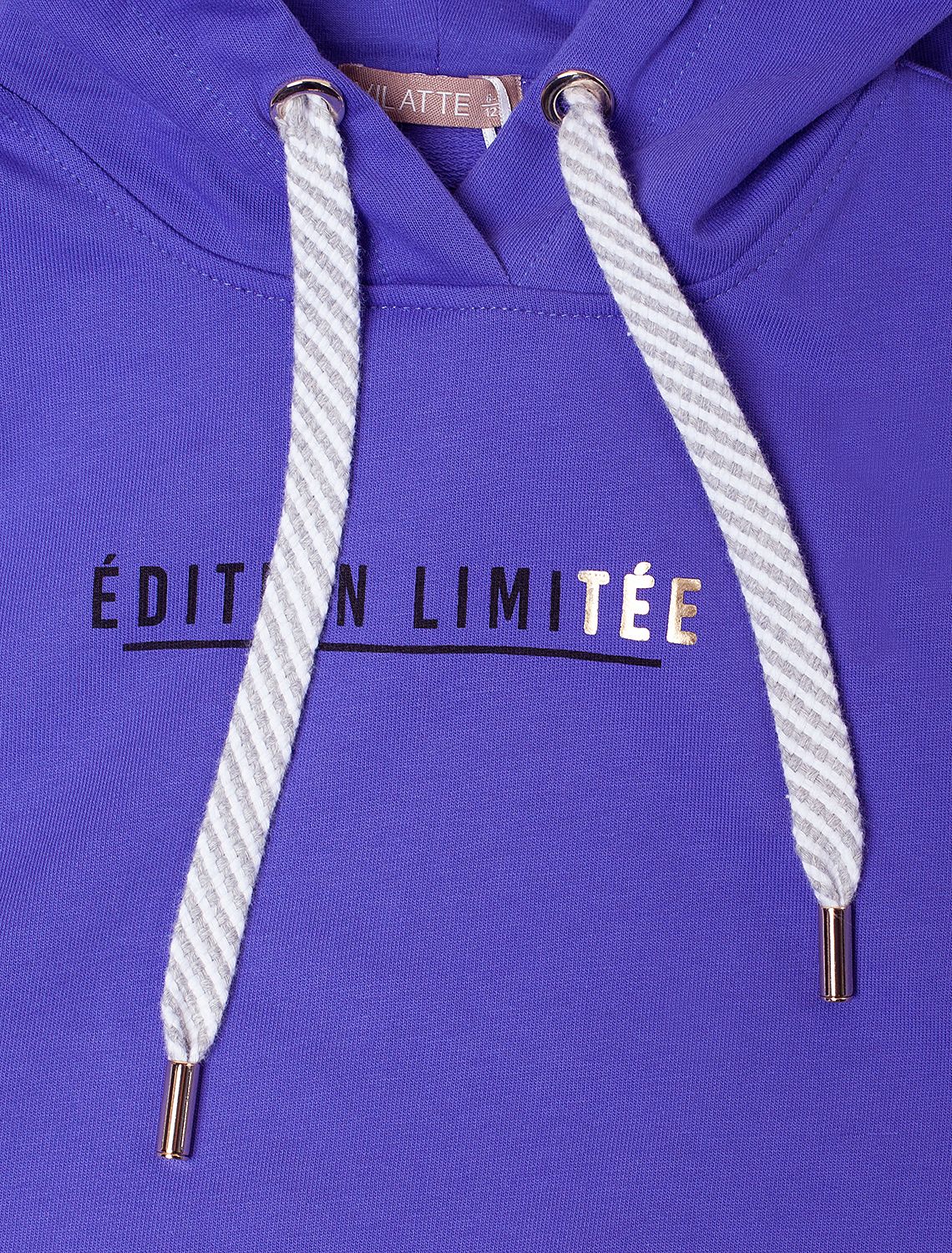 Ст.цена 1490р Худи из премиального футера с принтом F49.407 лаванда