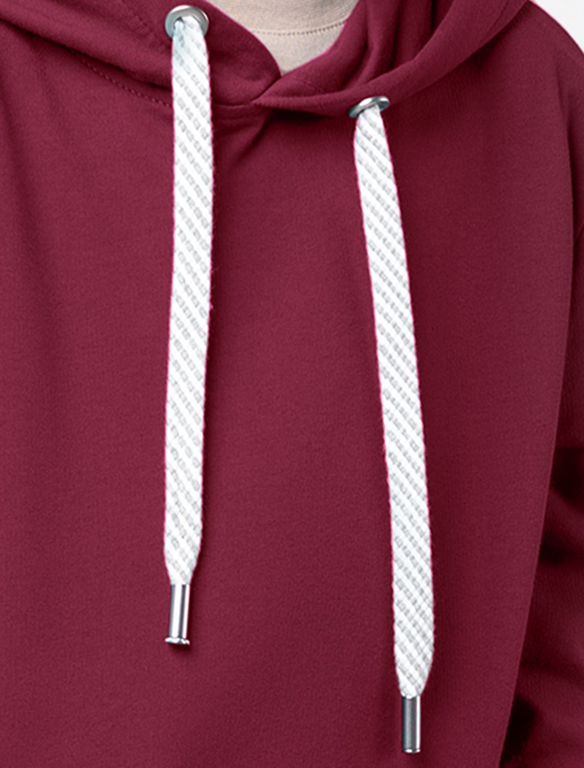 Ст.цена 1490р Худи из премиального футера M49.389 бордовый