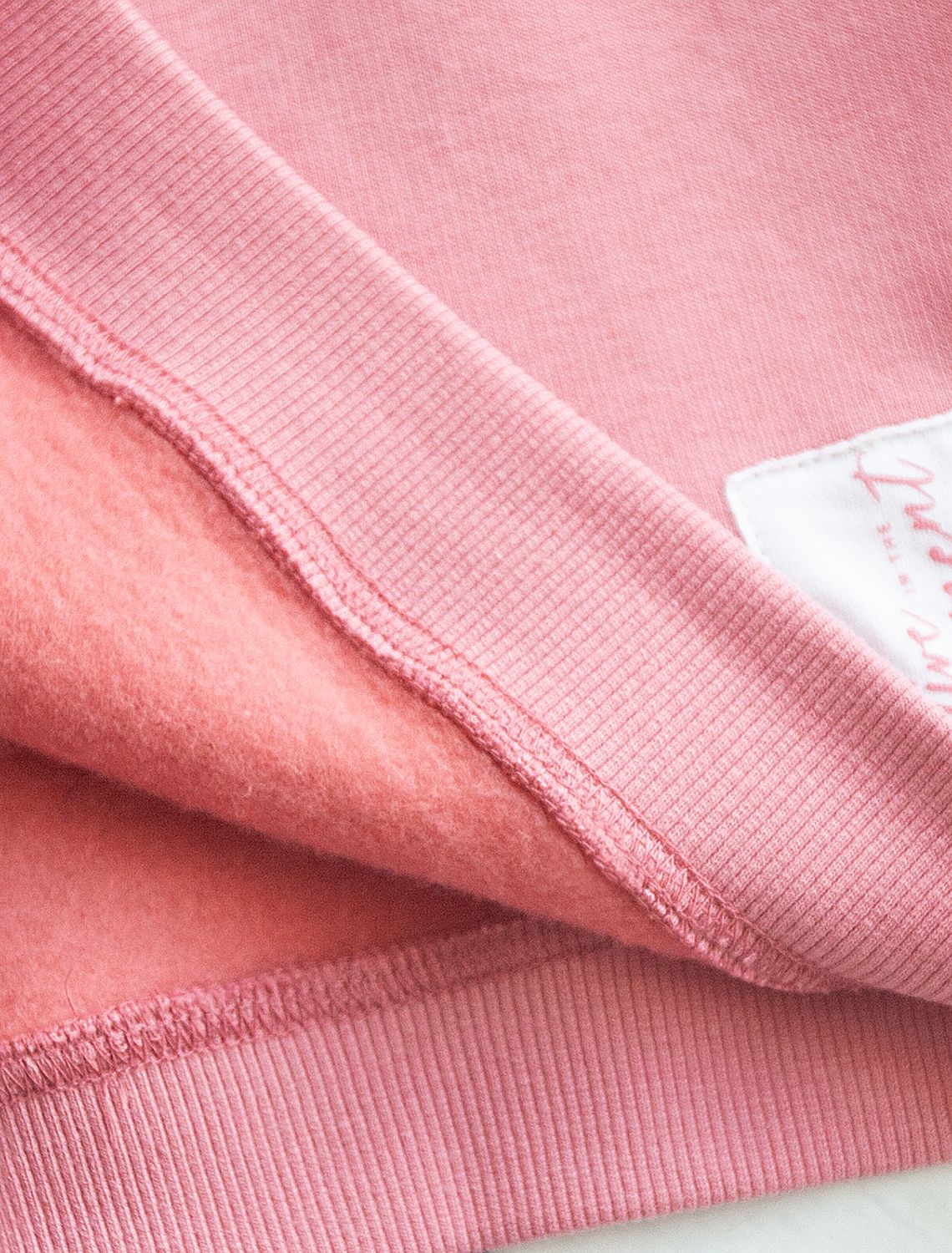 Ст.цена 1690р Свитшот из теплого футера-трехнитки F49.428 розовый