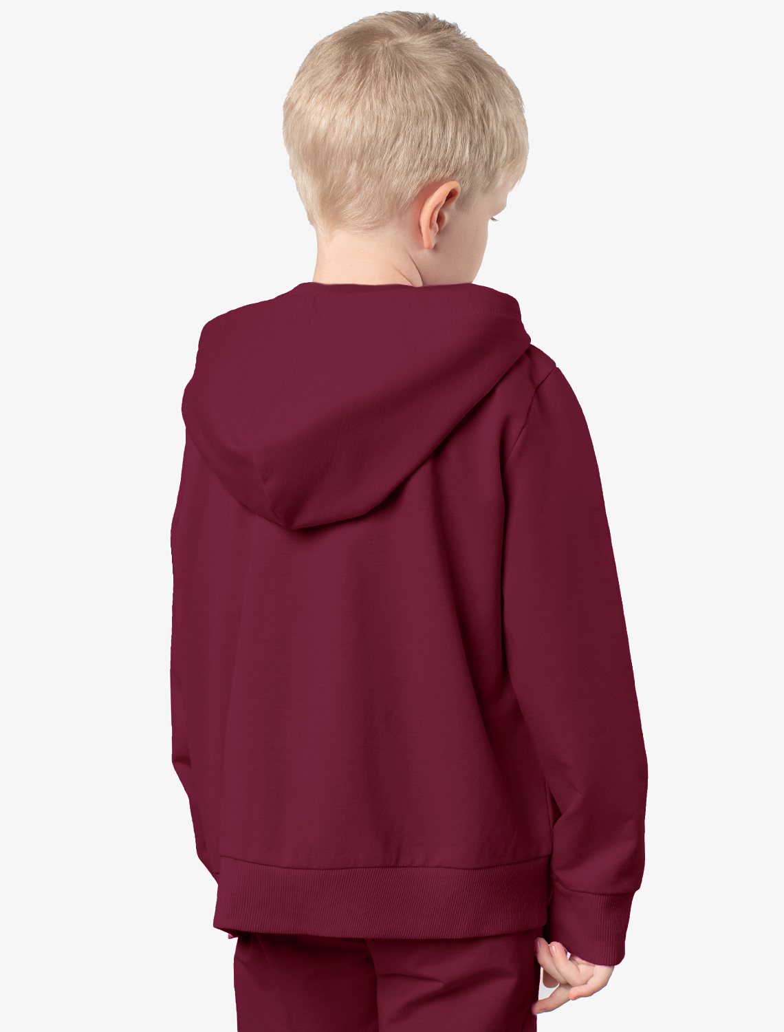 Ст.цена 1490р Худи из премиального футера M49.389 бордовый