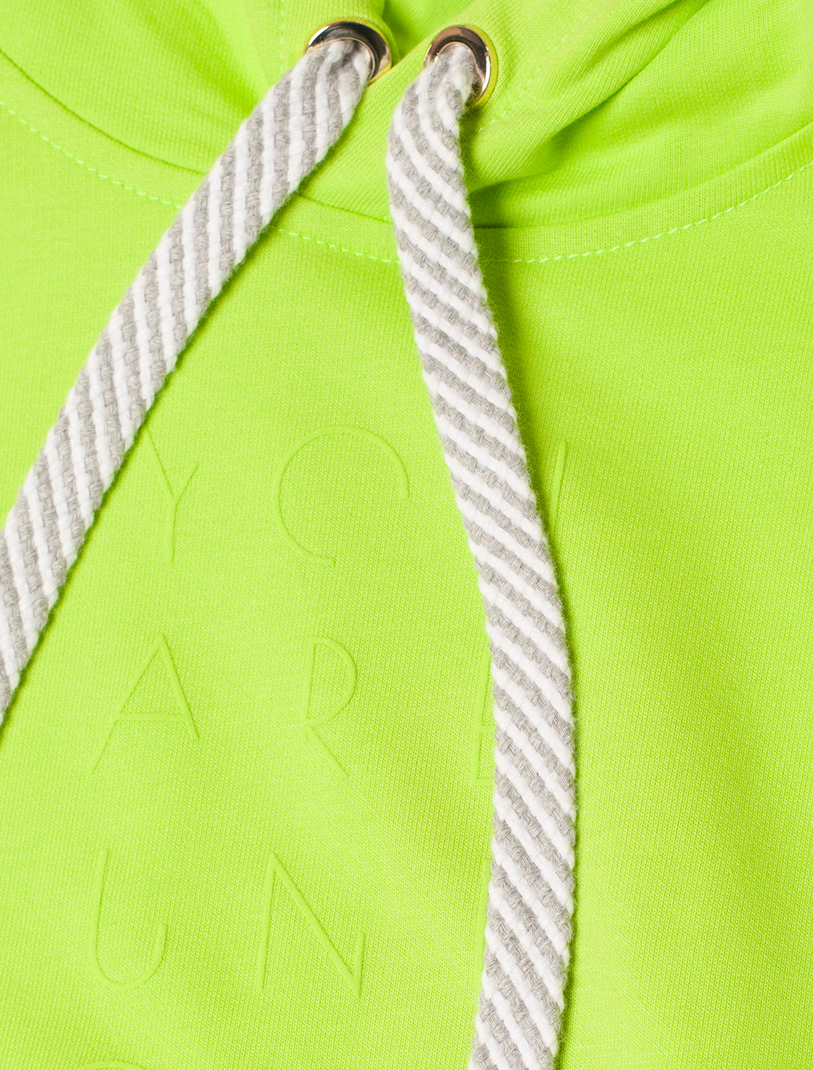 Ст.цена 1490р Худи из премиального футера с принтом F49.407 неон