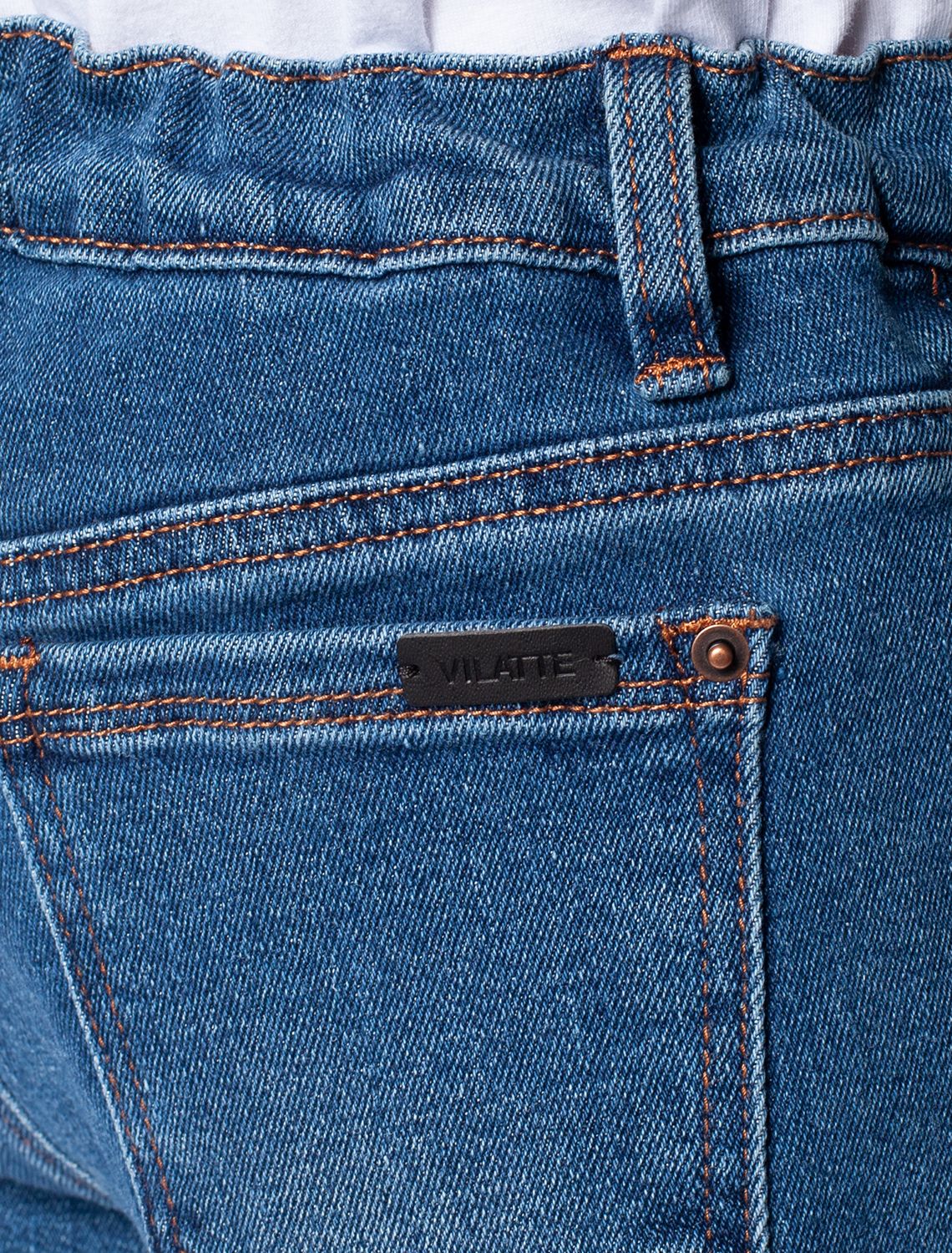 Ст.цена 2090р Прямые джинсы из эластичного денима M54.071 светло-синий